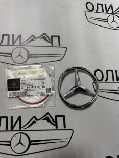 Эмблема на крышку багажника на Mercedes GL GLS x166 хром Эмблема на крышку багажника на Mercedes GL GLS x166 хром